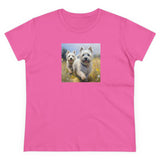 Cairn Terriers  -  Women's Midweight Cotton Tee