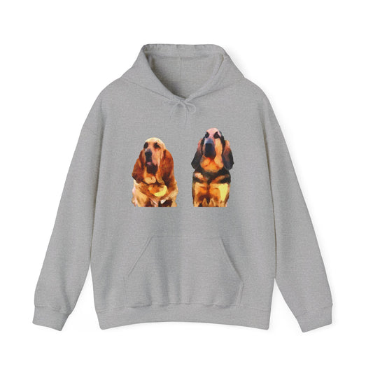 Bloodhounds 'Bear and Bubba' Unisex 50/50 Hoodie