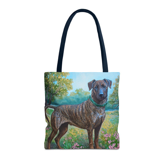 Treeing Tennessee Brindle  - Polyester Tote Bag (AOP)