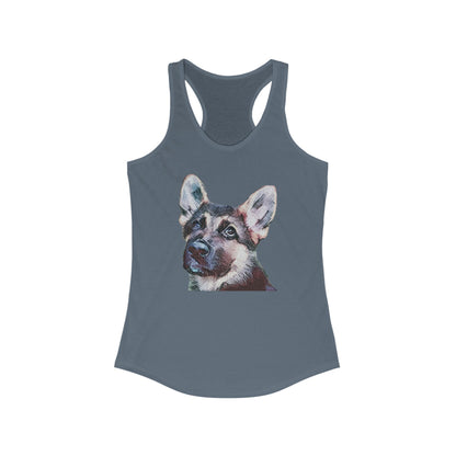 German Shepherd 'Sly' Women's Racerback Tank