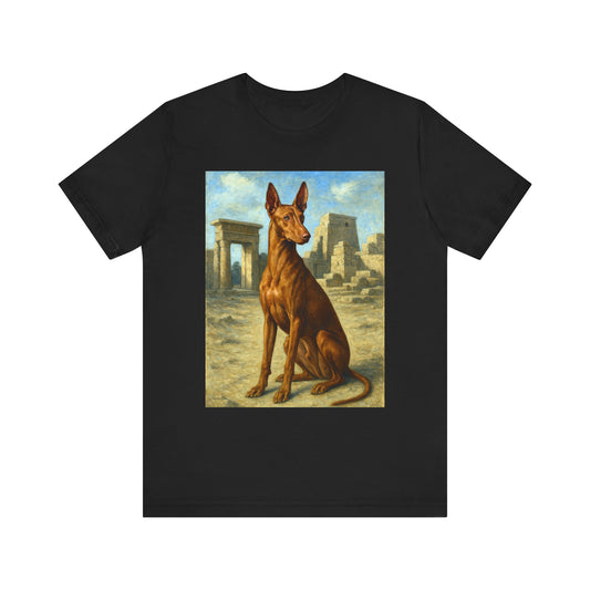Egyptian Pharoh Hound - Unisex Jersey Short Sleeve Tee