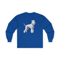 Bedlington Terrier Cotton Long Sleeve Tee