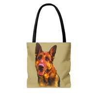 "Bayli the German Shepherd" Tote Bag