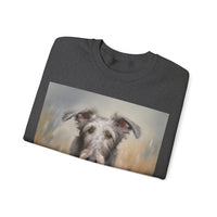 Scottish Deerhound 50/50  Crewneck Sweatshirt