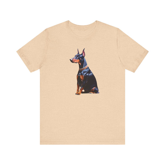 Doberman Pinscher Unisex Jersey Short Sleeve Tee