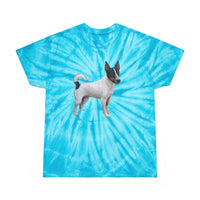 Japanese Terrier  -  Unisex Tie-Dye Dog Tee - Fun & Playful Pet Lover T-Shirt
