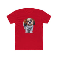 Shih-Tzu Men's Fitted Cotton Crew Tee