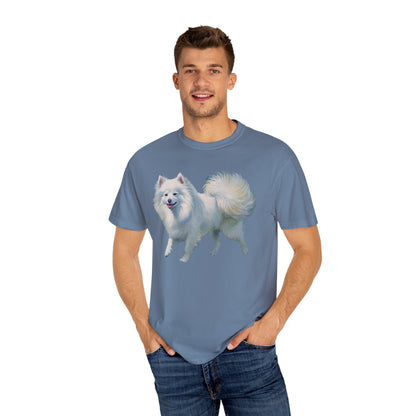 Japanese Spitz - Unisex Relaxed Garment-Dyed T-shirt