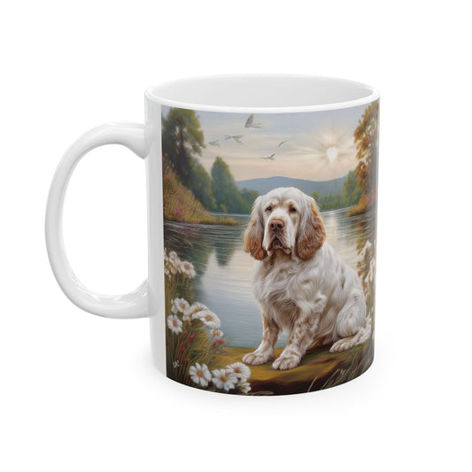Clumber Spaniel Ceramic Mug - The Perfect Brew Companion