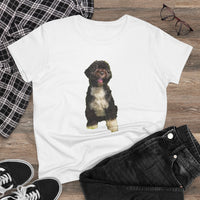 Portuguese Water Dog 'Loco' Women's Midweight Cotton Tee