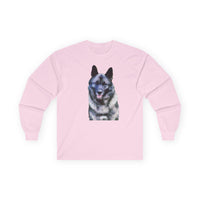 Norwegian Elkhound Unisex Cotton Long Sleeve Tee