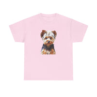 Yorkshire Terrier - Yorkie 'Lupis' Unisex Heavy Cotton Tee