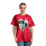 Japanese Chin Tie-Dye Tee, Crystal