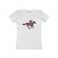 Race Horse - Women's Slim Fit Ringspun Cotton T-Shirt