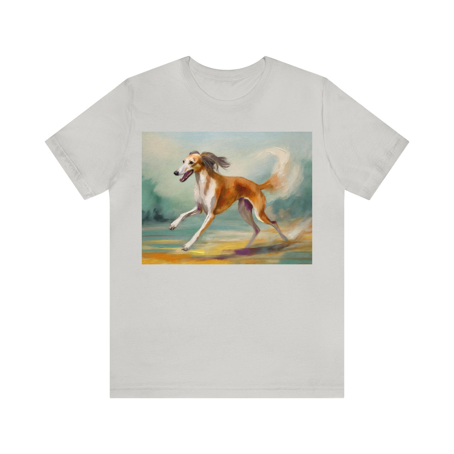 Saluki 'On the Run' -  Classic Jersey Short Sleeve Tee
