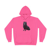 Schipperke Unisex Dog Lover Fleece Lined Hoodie