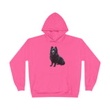 Schipperke Unisex Dog Lover Fleece Lined Hoodie