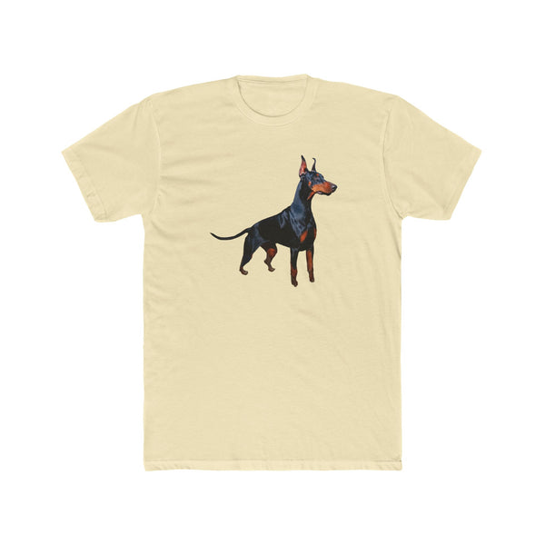 Doberman Pinscher #1  --  Men's Fitted Ctton Crew Tee