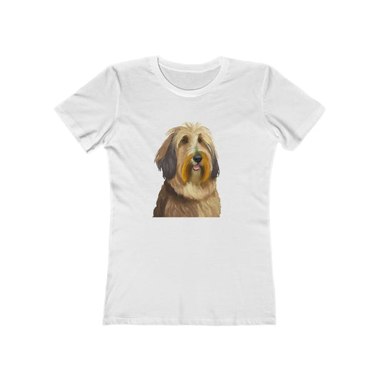 Bergamasco Sheepdog  -   Women's Fitted Ringspun Cotton Tee