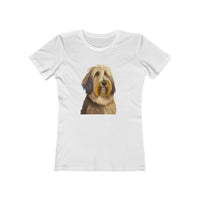 Bergamasco Sheepdog  -   Women's Fitted Ringspun Cotton Tee