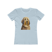 Bergamasco Sheepdog  -   Women's Fitted Ringspun Cotton Tee