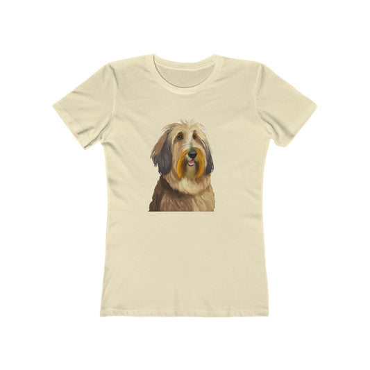 Bergamasco Sheepdog  -   Women's Fitted Ringspun Cotton Tee