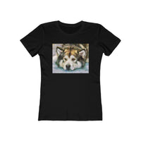 Alaskan Malamute 'Eyak' Women's Slim Fit T-Shirt