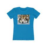 Alaskan Malamute 'Eyak' Women's Slim Fit T-Shirt