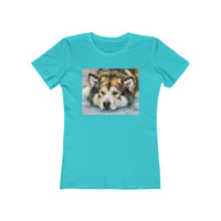 Alaskan Malamute 'Eyak' Women's Slim Fit T-Shirt