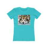 Alaskan Malamute 'Eyak' Women's Slim Fit T-Shirt