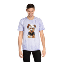 Yorkshire Terrier 'Lupis' Unisex Color Blast Ringspun Cotton T-Shirt by DoggyLips™