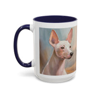 Xoloitzcuintli 'Mexican Hairless' - Ceramic Accent Coffee Mug (11, 15oz)