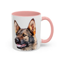 German Shepherd 'Hans' Accent Coffee Mug, 2 sizes