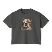 American Bulldog Women's Oversized Boxy Tee