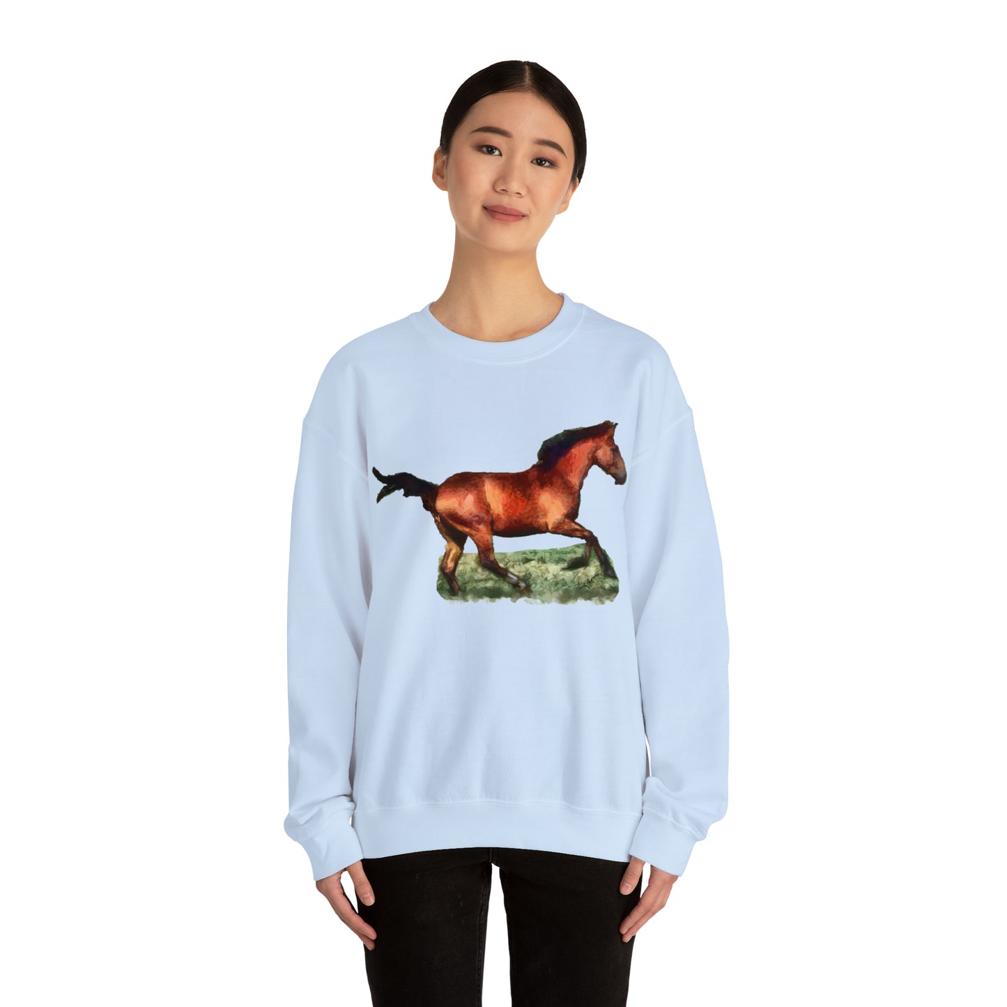 Horse 'Sam' Unisex 50/50 Crewneck Sweatshirt