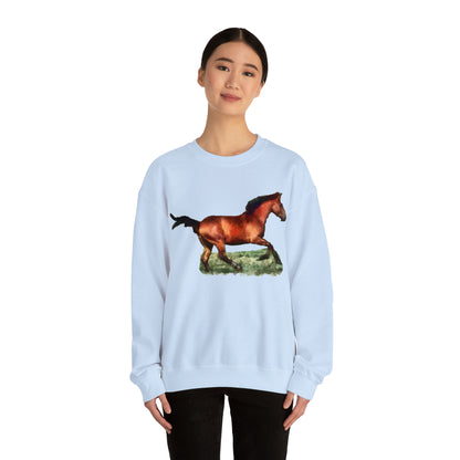 Horse 'Sam' Unisex 50/50 Crewneck Sweatshirt