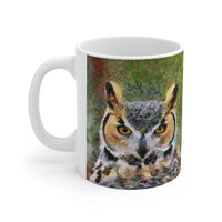 Great Horned Owl 'Hooty' Ceramic Mug 11oz