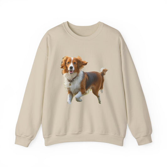 Nederlandse Kooikerhondje Unisex 50/50 Crewneck Sweatshirt