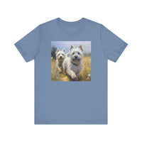 Cairn Terriers  -  Unisex Jersey Short Sleeve Tee