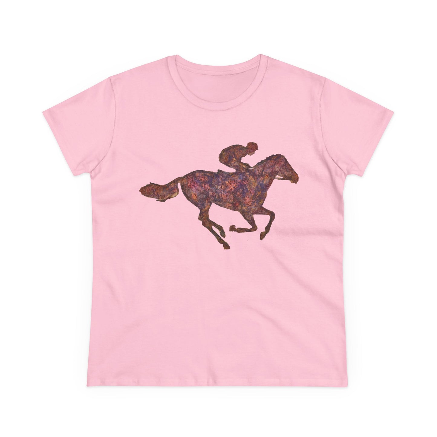 Race Horse Women's Midweight Cotton Tee