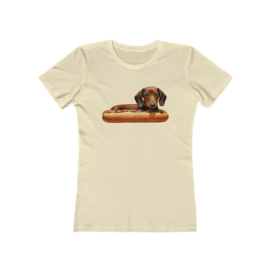 Whimsical Dachshund Women's Slim Fit Tee