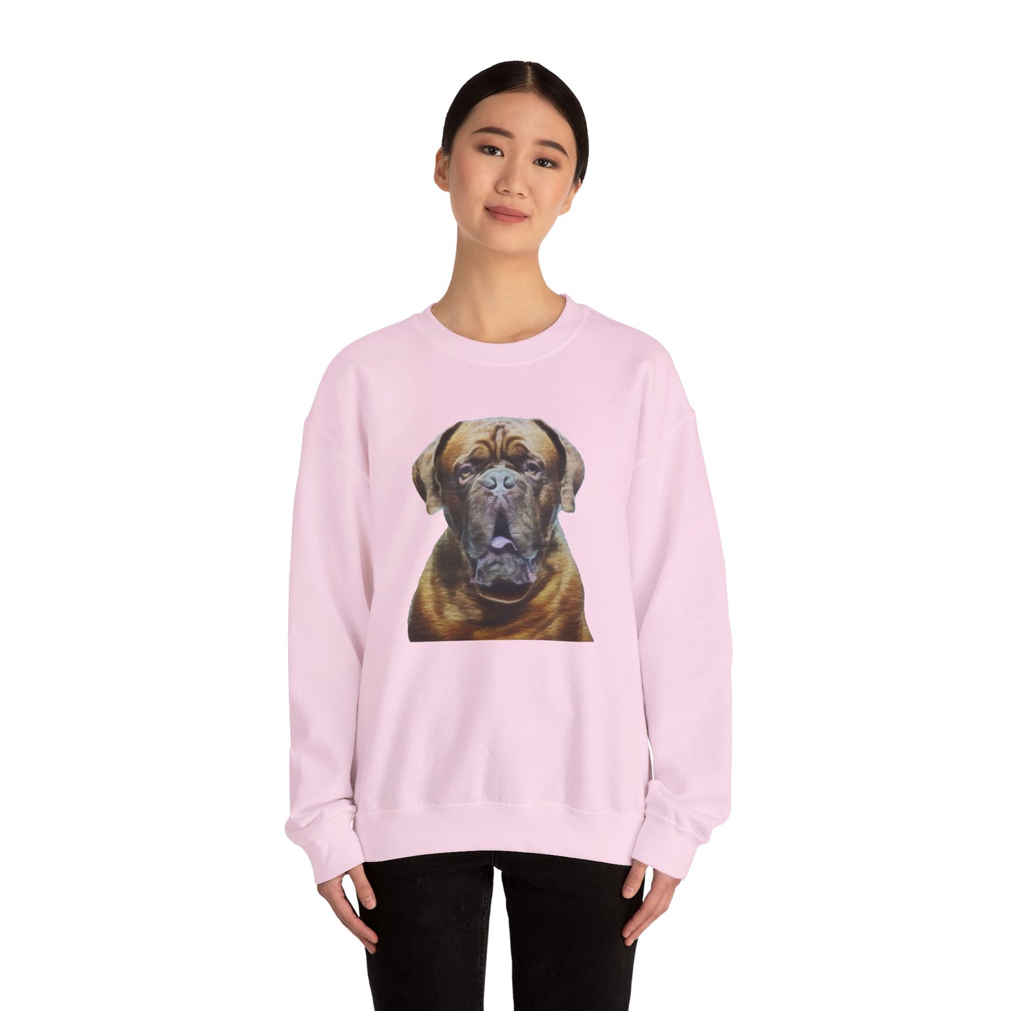 Dogue de Bordeaux Unisex 50/50 Crewneck Sweatshirt