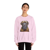 Dogue de Bordeaux Unisex 50/50 Crewneck Sweatshirt