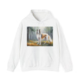 Borzoi 'Russian Wolfhound' Unisex Hooded Sweatshirt