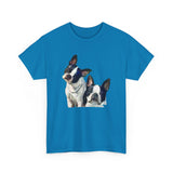 Boston Terriers 'Skipper & Dee Dee' Unisex Heavy Cotton Tee