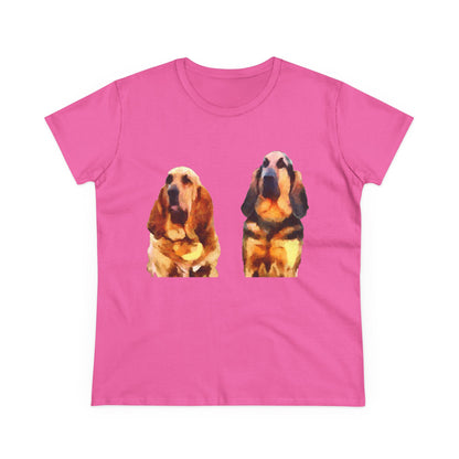 Bloodhounds 'Bear & Bubba' Women's Midweight Cotton Tee