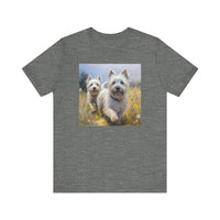 Cairn Terriers  -  Unisex Jersey Short Sleeve Tee