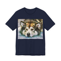 Alaskan Malamute 'Eyak; Unisex Jersey Short Sleeve Tee
