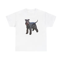 Kerry Blue Terrier Unisex Artistic Painting Cotton Tee