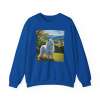 Volpino Italiano - Unisex Heavy 50/50 Crewneck Sweatshirt